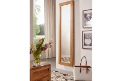 Specchio da ingresso in legno naturale oliato di rovere
