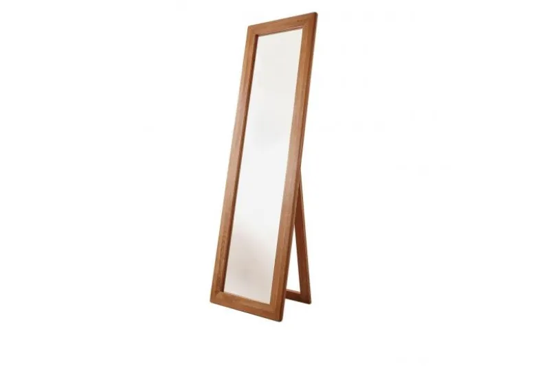 Specchio da terra cornice in legno naturale oliato di rovere massello