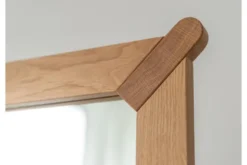 Specchio da terra moderno legno massello di rovere naturale