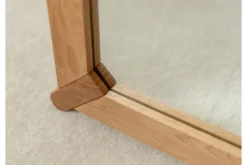 Specchio da terra moderno legno massello di rovere naturale