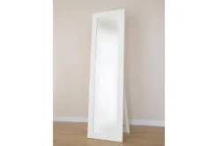 Specchio da terra pino massello bianco shabby chic