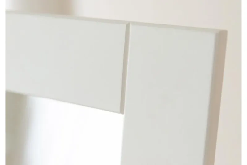 Specchio da terra pino massello bianco shabby chic