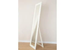 Specchio da terra pino massello bianco shabby chic