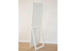 Specchio da terra pino massello bianco shabby chic