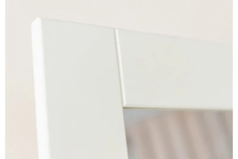 Specchio da terra pino massello bianco shabby chic