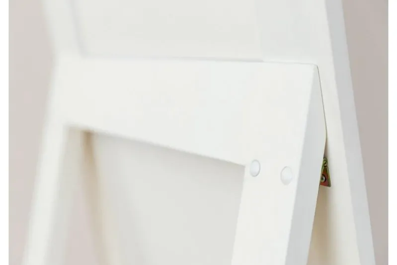Specchio da terra pino massello bianco shabby chic