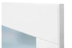 Specchio shabby chic pino massello bianco