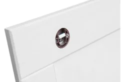 Specchio shabby chic pino massello bianco