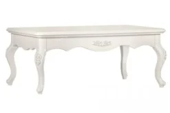 Tavolino da salotto classico Bianco Avorio in legno BELLA 930