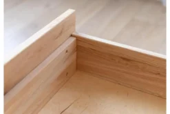 Tavolino da soggiorno moderno legno massello di rovere oliato