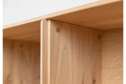 Tavolino da soggiorno moderno legno massello di rovere oliato