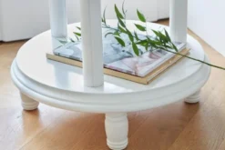 Tavolino rotondo Princess 823 colore Bianco