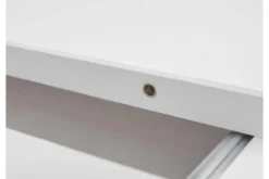 Tavolo allungabile in legno massello di pino bianco shabby chic