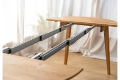 Tavolo allungabile 10-12 posti rotondo in rovere massello da 110 a 210 cm Orbetello