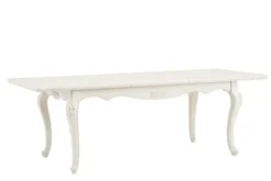 Tavolo classico avorio in legno allungabile 180x100 BELLA 932