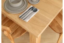 Tavolo da pranzo allungabile in rovere massello da 200 a 290 cm LANCIANO