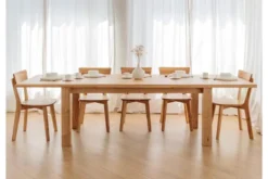 Tavolo da pranzo allungabile legno massello di rovere da 180x90 a 270x90 GROSSI