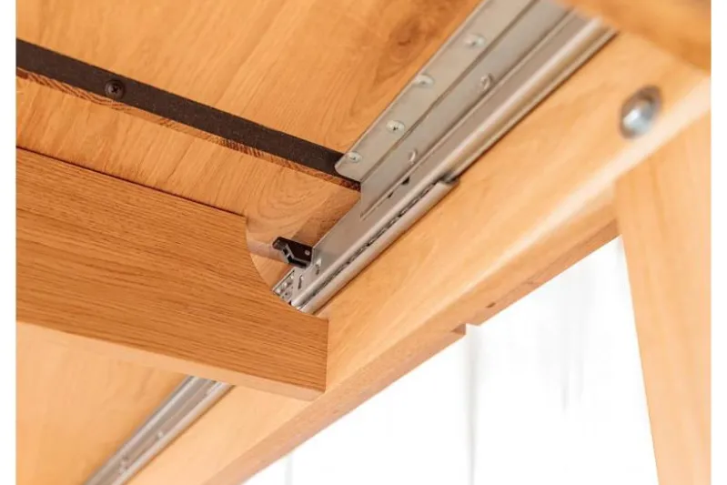 Tavolo da pranzo allungabile legno massello di rovere da 180x90 a 270x90 GROSSI