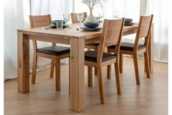 Tavolo da pranzo legno massello di rovere 90x160 GAIA