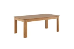 Tavolo da pranzo 8 posti legno massello naturale 100x200