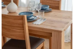 Tavolo legno massello di rovere naturale 90x180 GAIA