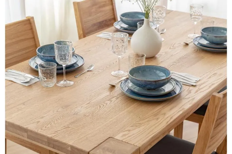 Tavolo legno massello di rovere naturale 140x90 SIENA