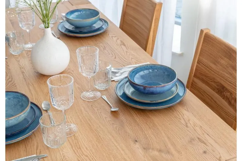 Tavolo legno massello di rovere scortecciato 90x180 SIENA