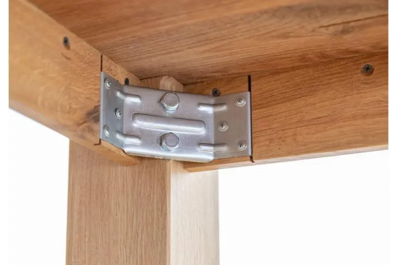 Tavolo legno massello di rovere scortecciato 90x180 SIENA