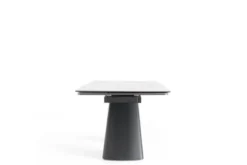 Tavolo moderno allungabile 160/240 cm stile marmo bianco OBSIDIAN