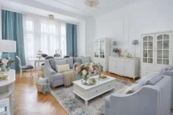 Tavolo provenzale allungabile in legno bianco Princess 828