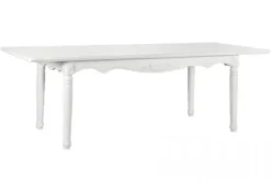 Tavolo provenzale allungabile in legno bianco Princess 828