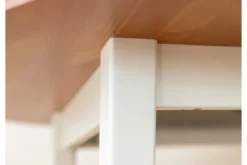 Tavolo rotondo allungabile pino massello bianco rovere 8/10 posti