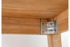 Tavolo rotondo in rovere massello da pranzo allungabile da 90 cm a 140 cm Orbetello