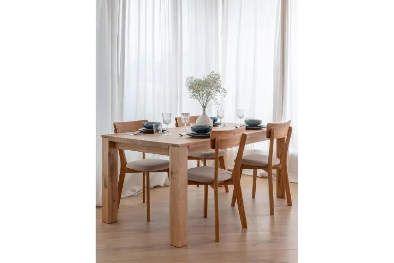 Tavolo rovere massello chiaro 100x200 GAIA