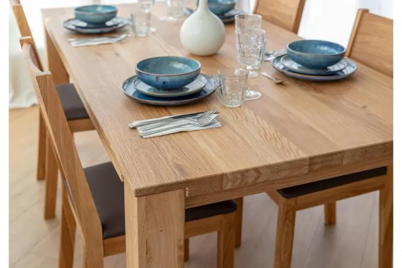 Tavolo rovere massello chiaro 100x200 GAIA