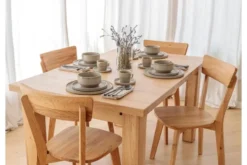 Tavolo rovere massello 6-10 posti allungabile LANCIANO