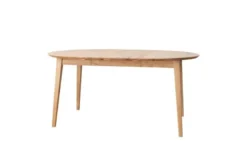 Tavolo rovere massello rotondo allungabile da 110 cm a 160 cm Orbetello