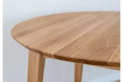 Tavolo rovere massello rotondo allungabile da 110 cm a 160 cm Orbetello