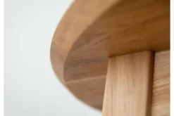 Tavolo rovere massello rotondo allungabile da 110 cm a 160 cm Orbetello