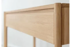 Toeletta moderna in rovere massello naturale oliato