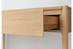 Toeletta moderna in rovere massello naturale oliato