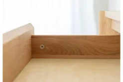 Toeletta moderna in rovere massello naturale oliato