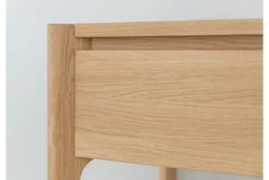 Toeletta moderna in rovere massello naturale oliato