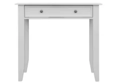 Toeletta shabby chic pino massello bianco