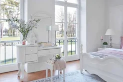 Toilette camera da letto con specchio Princess 806 colore Bianco