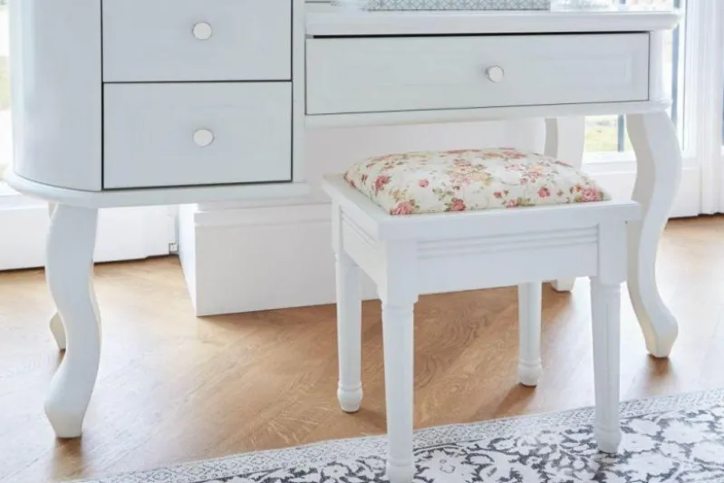 Toilette camera da letto con specchio Princess 806 colore Bianco