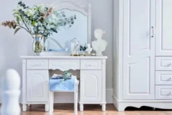 Toilette con specchio Princess 893 colore Bianco