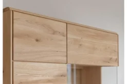 Vetrina alta 2 ante destra in legno naturale massello oliato