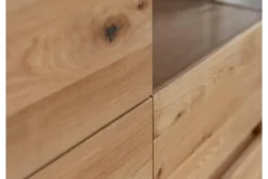 Vetrina alta 2 ante destra in legno naturale massello oliato