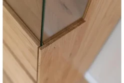 Vetrina alta 2 ante destra in legno naturale massello oliato